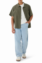 Single Knee Denim Pants