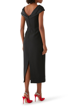 The Ultimate Muse Bow Midi Dress