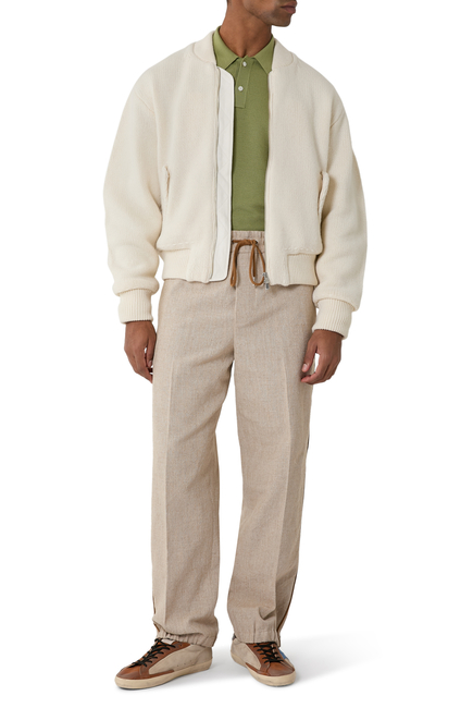 Handstitch Knitted Bomber