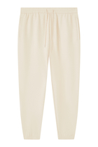 Micro EA Text Logo Drawstring Joggers