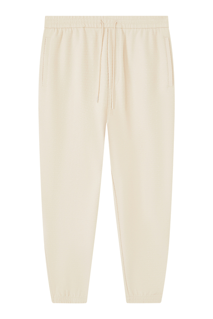Micro EA Text Logo Drawstring Joggers