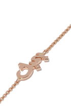 Bhebbak Diamond Dot Love Bracelet, 18k Pink Gold & Diamonds