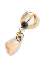 Dione Two-Tone Crystal Chandelier Drop Earrings