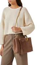 MyEA Suede Shopper Bag