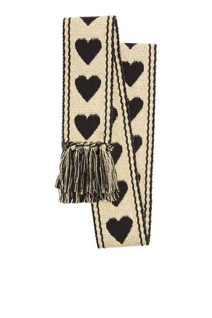 Antibes Cotton Scarf with Fringe