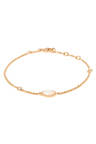 Serpent Bohème Diamond And Mother Of Pearl XS Motif Bracelet