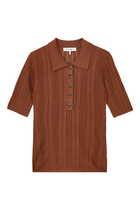 Laddered Rib Polo