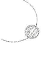 Avenues Luxe Chain Bracelet, 18k White Gold  with Full Diamonds
