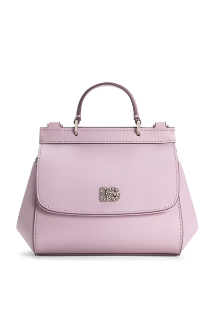 Kids Nappa Calfskin Sicily Crossbody Bag 