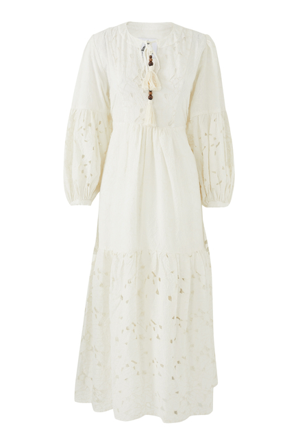 Broderie Maxi Dress
