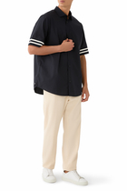 Marina Stripe Sleeves Shirt