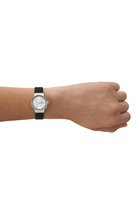 Freja Lille Two-Hand Watch, Leather