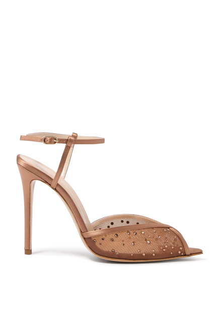 Katy Mesh Glitz 105 Sling Sandals