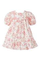 Kids Floral Cotton Dress