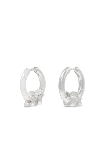 TJ Icon Earrings, 925 Sterling Silver