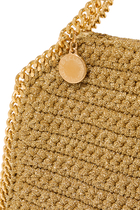 Falabella Lurex Crochet Tiny Shoulder Bag
