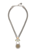 True Vision of the Heart Necklace,  Sterling Silver & 18k Yellow Gold