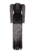 Lace V-Neck Dress with Peplum and Body