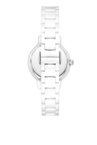 Three-Hand Date 36mm White Ceramic Watch