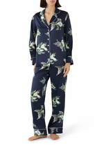 Lila Abalone Turquoise Floral Pyjamas