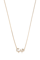 Hobb Love Necklace, 18k Yellow Gold & Diamonds