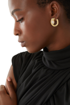 Serpent Bohème S Motif Hoop Earrings