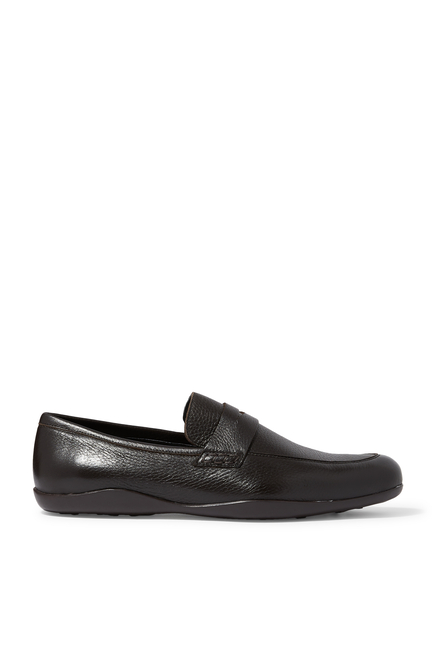 Downing F Soft Leather Loafers