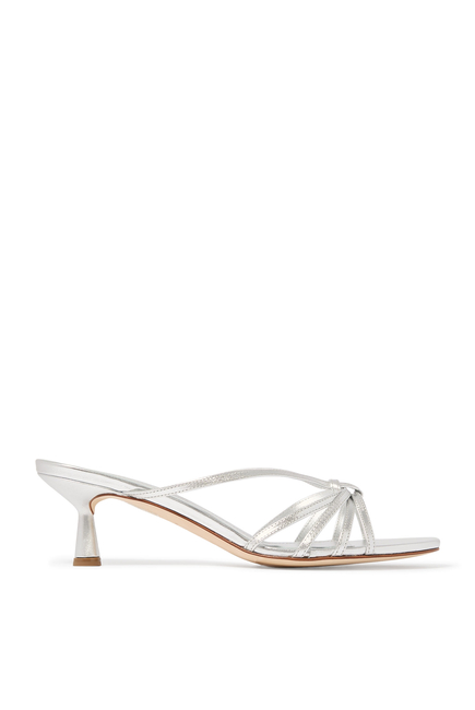 Abby 55 Leather Mules