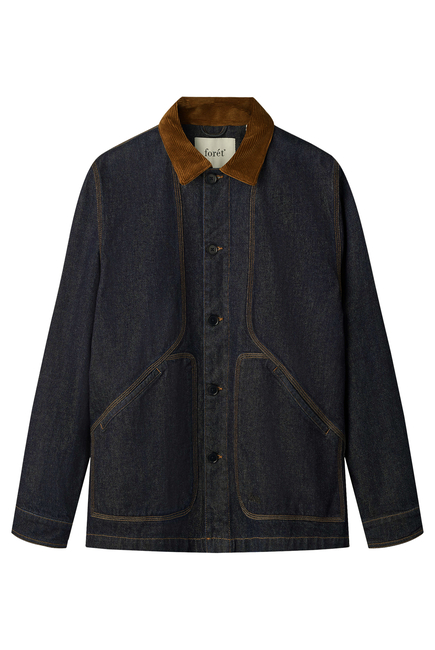  Berry Canvas Overshirt 