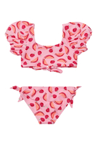Kids Berry Sweet Knot Front Bikini