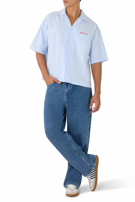 Script Short Sleeves Shirt