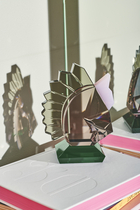 Crystal Horse Bookend