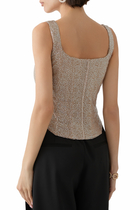 Crystal Bustier Top