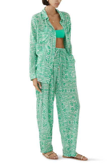 Jude Snake Print Trousers