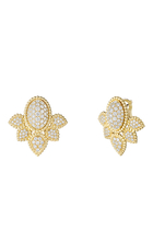 Vintage Serpent Bohème Earrings, 18k Yellow Gold & Diamonds