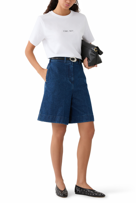 Denim Bermudas