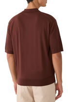 Super High Gauge Cotton Knit Polo