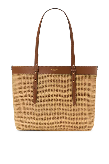 Do It All Straw Large Tote