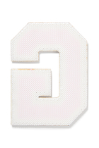 Kids 3" Chenille Sparkle G Letter Patch