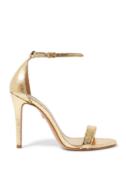 Gisele 105 Metallic-Finish Sandals