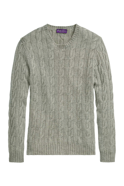 Cable-Knit Cashmere Sweater