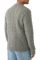 Cable-Knit Cashmere Sweater