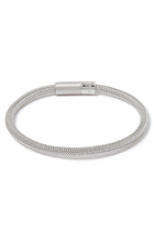 Braided Pop Clasp Bracelet
