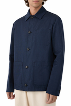 Melange Wool Blouse