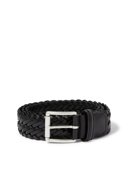 Woven Leather Belt