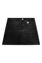 Reedition Vinyl Mini Skirt