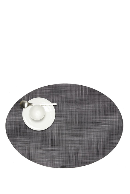 Mini Basketweave Woven Oval Placemat