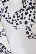 Jaguar Boxy Shirt and Wide-Leg Trousers Set