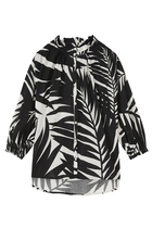Palm Print Short Sleeves Shirt