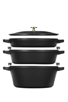 Stackables Cast Iron Cookwear, Set of 3